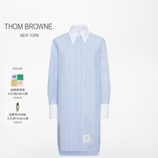 女士条纹宽松牛津布衬衫 BROWNE新品 THOM 裙 早春新品