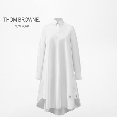 THOM BROWNE 女士长款衬衫连衣裙