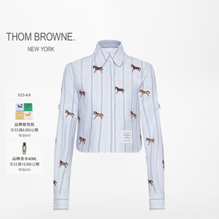 衬衫 马匹刺绣短款 BROWNE女士 THOM