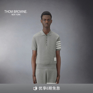 经典 BROWNE 男士 POLO衫 四条纹直棱纹插肩袖 6期免息 THOM