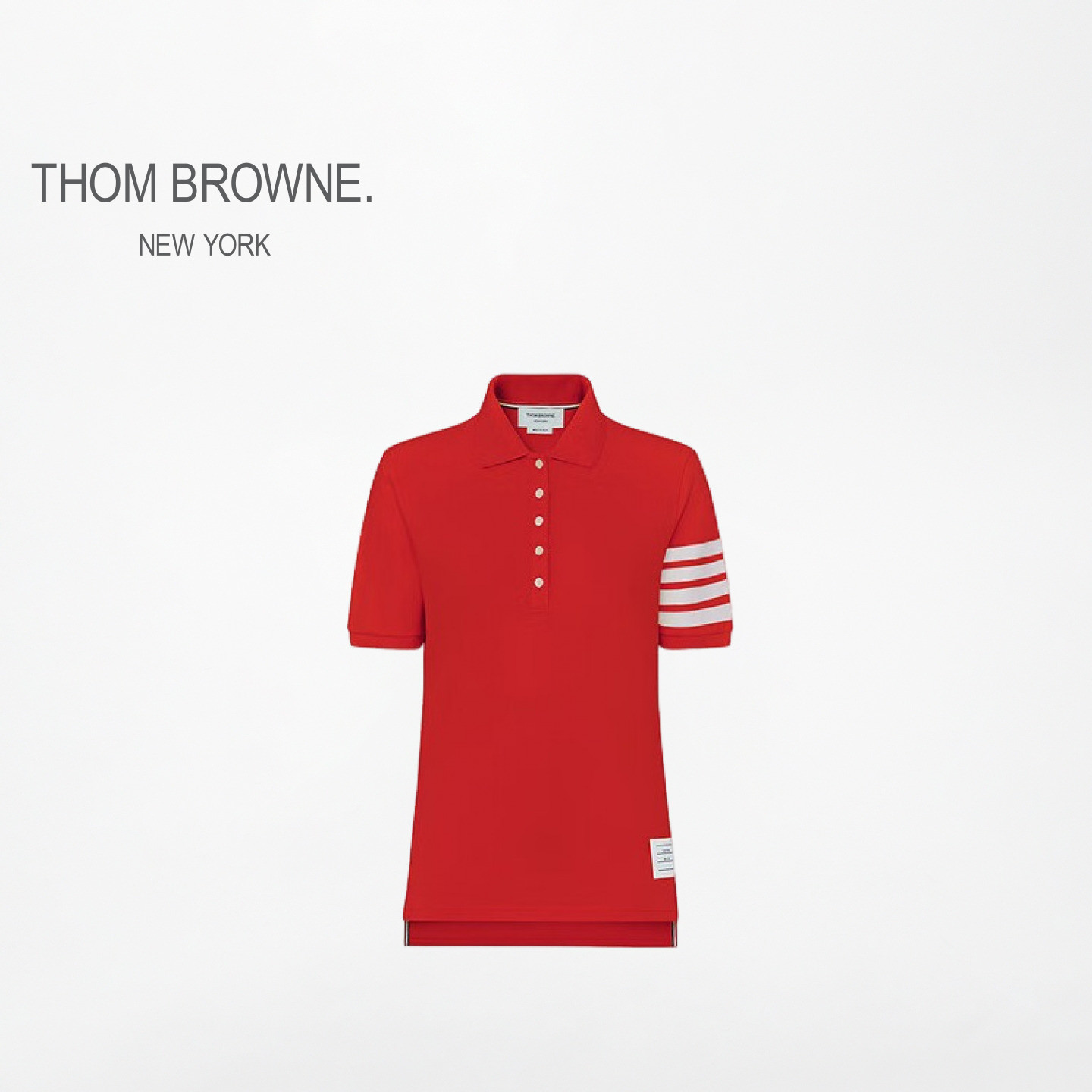 [3期免息]THOM BROWNE 四条纹棉质短袖POLO衫,女装/女士精品,POLO衫,淘宝优惠券,粉丝福利购,淘宝优惠卷