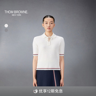 女士羊毛短袖 BROWNE 12期免息 POLO衫 THOM