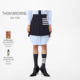 6期免息 THOM BROWNE 女士羊毛短款 百褶裙半身裙