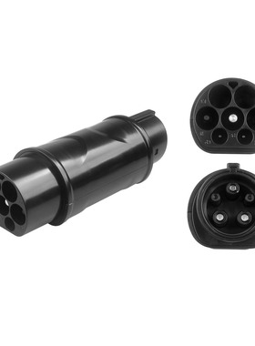 ST-E050工厂欧标type 2 转美标接头转换器J1772慢充转换