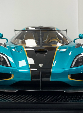 FRONTIART 1:8 科尼赛克 Koenigsegg Agera RSR 海洋蓝车模模型