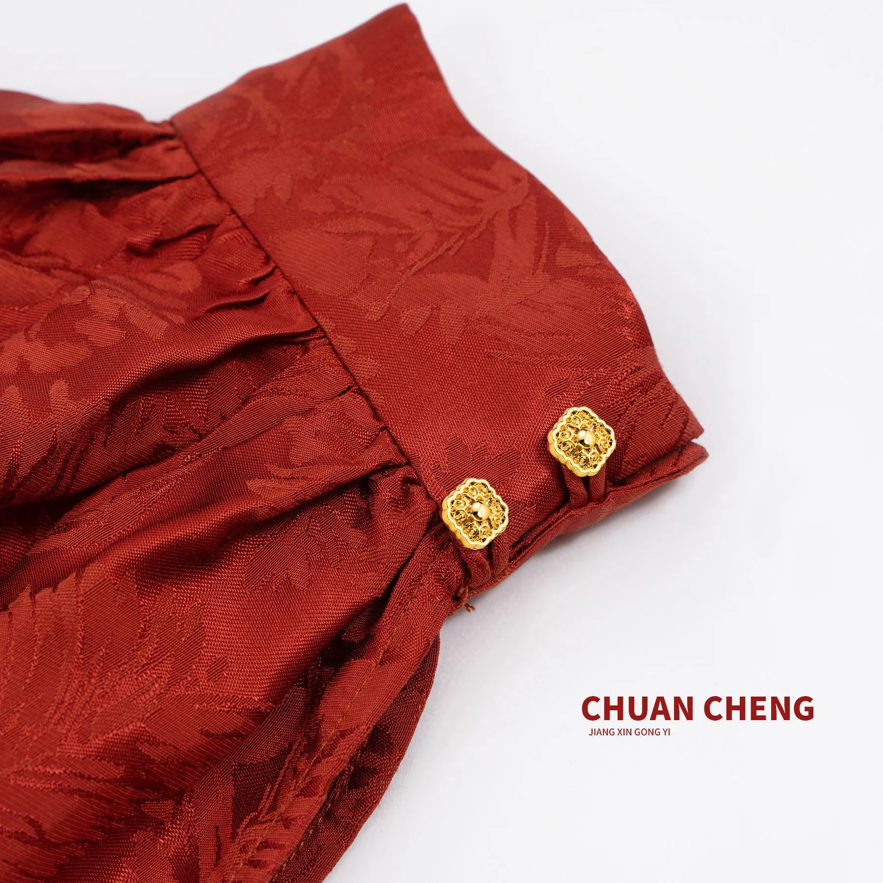 汉服旗袍袖扣钮扣明制宋制新中式金属扣国风复古小方扣