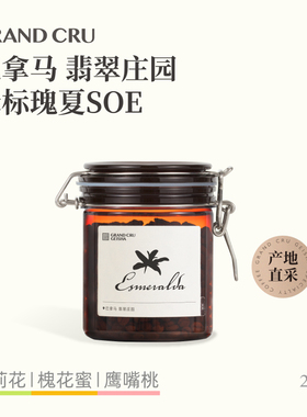 GrandCru 列级瑰夏 翡翠庄园绿标水洗SOE意式咖啡豆拿铁美式200g