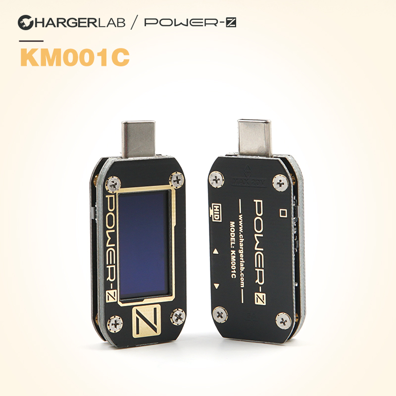 ChargerLAB POWER-Z USB PD电压电流纹波双Type-C测试仪 KM001C-封面