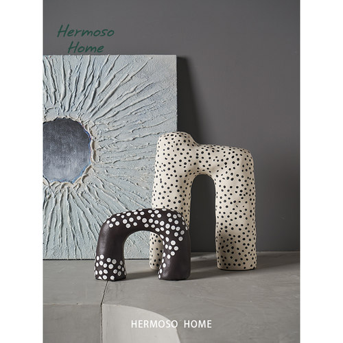 HERMOSO北欧创意波点陶瓷摆件