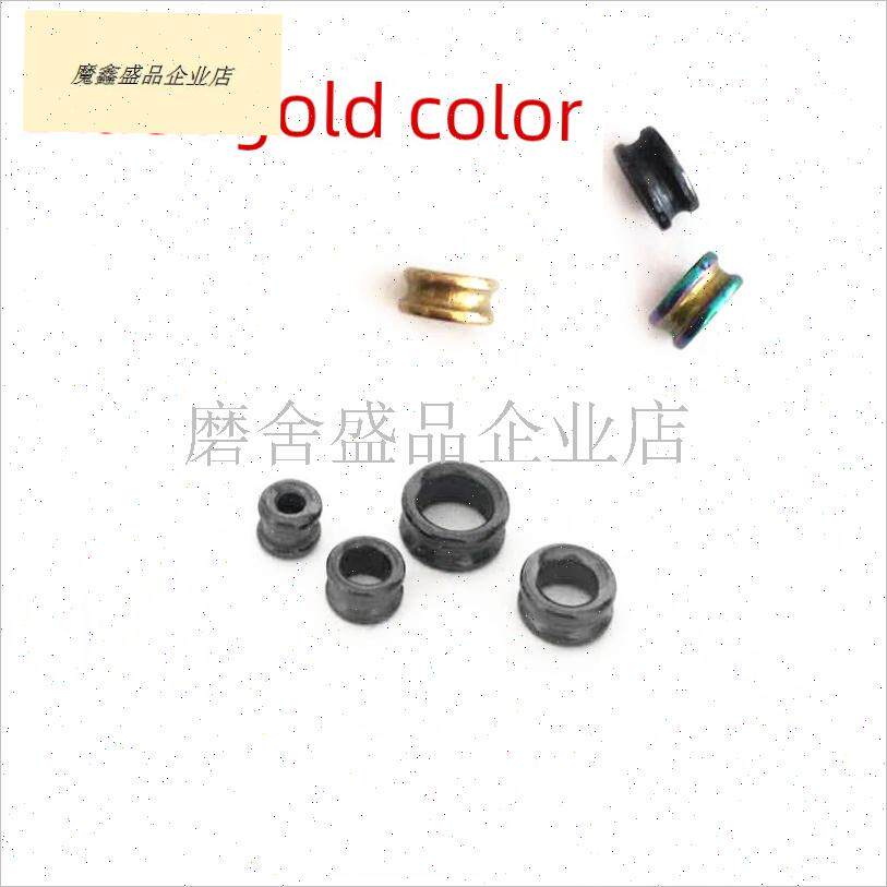12颗手改前打竿氧化钛凹槽磁环A导环过线环绑环筏竿矶钓竿改装配.