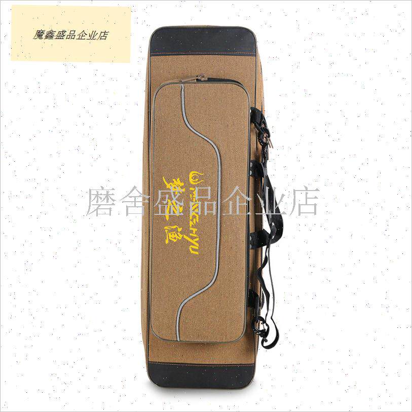 鱼竿包3层4g层帆布渔具包x防水钓鱼竿包多功能鱼杆包鱼具包垂钓.