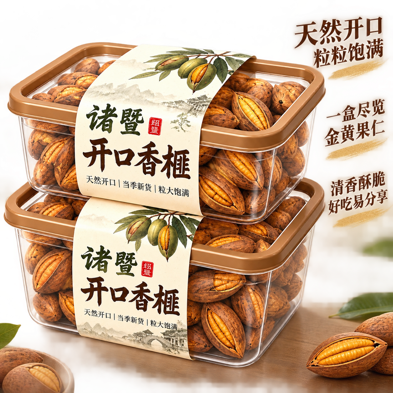 特级开口香榧官方旗舰店诸暨枫桥