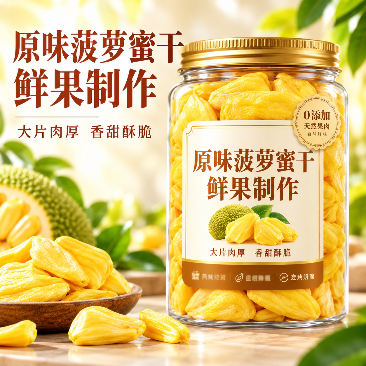正宗海南菠萝蜜干冻干水果干脆片