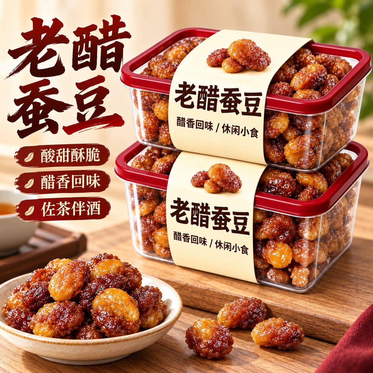 正宗老醋蚕豆官方旗舰店炒豆制品