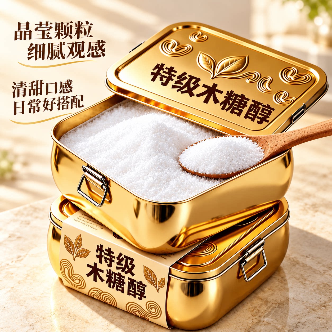 木糖醇赤藓糖醇天然食品代糖甜味