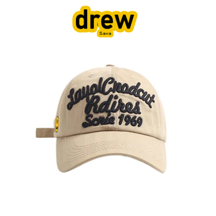 正品显脸小遮阳笑脸韩版字母棒球帽百搭防晒鸭舌帽子男