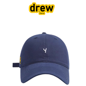 y字母棒球帽女夏新款 正品 笑脸白鹿同款 百搭休闲鸭舌帽