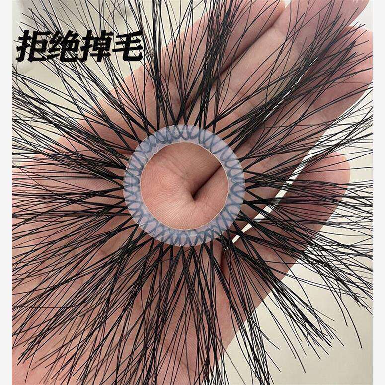 羊眼睛圈套马毛男士马尾硅胶环套圈弹力不断新款正羊眼马毛圈