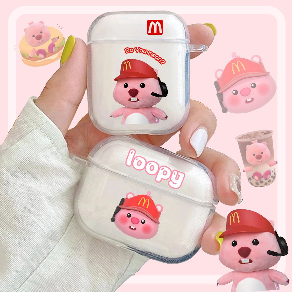 麦门小海狸苹果airpods3耳机保护壳套2p二代三代4代软壳卡通露比loopy