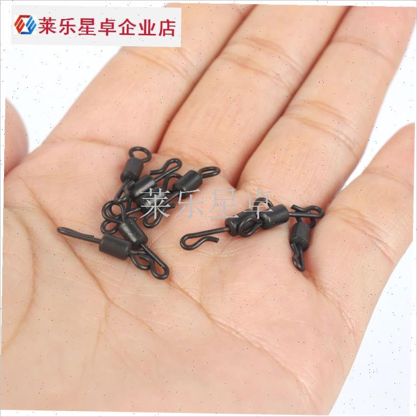 8字环QC转环钓鱼小配件快速z换子线连接环反底钓组欧鲤垂钓用品.