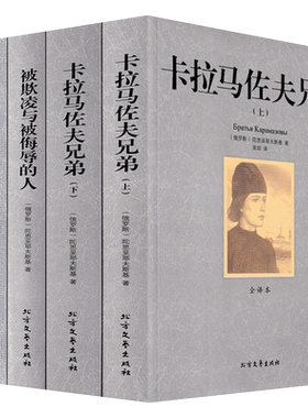 罪与罚卡拉马佐夫兄弟陀被欺凌与侮辱的人思妥耶夫斯基文集4册陀思妥耶夫斯基文集全集描写俄罗斯人民的文学小说世界名著书籍