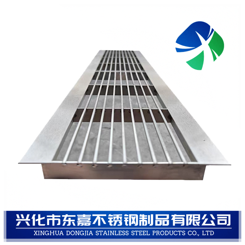 304不锈钢排水沟条形飞边格栅地沟盖板可定制工业承重排水篦子