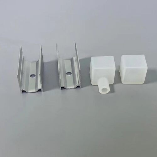 led硅胶灯带配件堵头铝卡扣