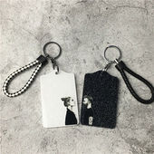 三个菜创意卡套钥匙扣情侣公交地铁卡套钥匙扣学生卡饭卡套创意门