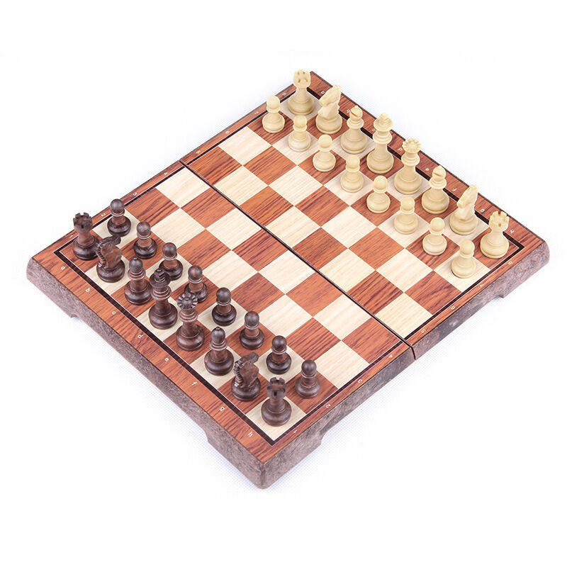 友邦UB木塑国际象棋磁性棋子便携折叠棋盘大中小号比赛培训用棋35