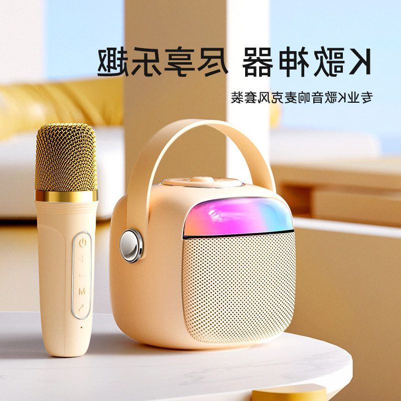 便携歌音响海威特无线蓝牙手提礼品话筒小havitk家用唱一体机音箱