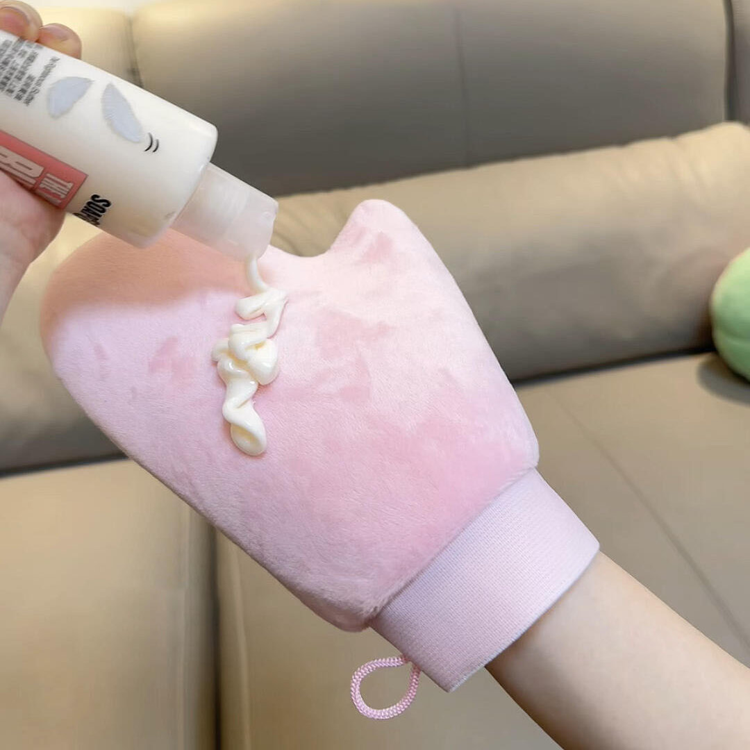 有了这个手套身体乳再也不浪费了