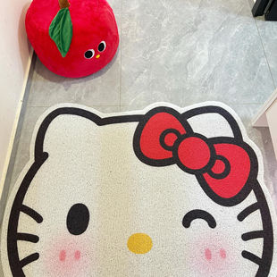 哈喽Kitty入户门地垫进门脚垫家用pvc可擦洗 新家 100个快递