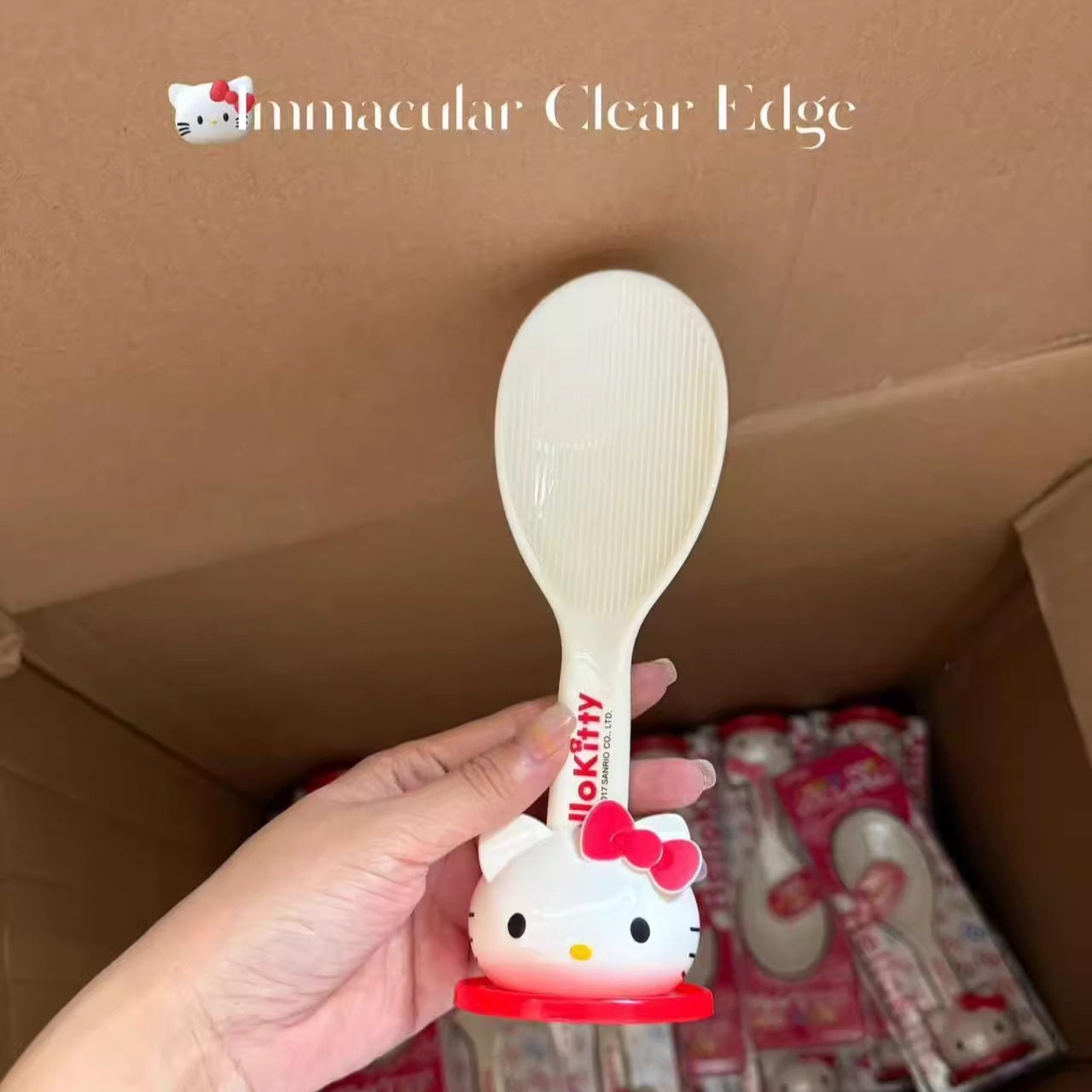 是露思宝宝同款的kitty饭勺~