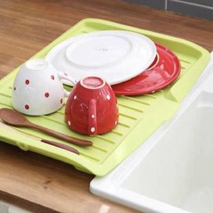创意长方形沥水架家用水池碗碟置物架厨房沥水托盘茶盘水果盘收纳