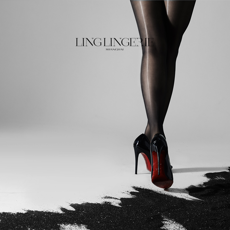 绫-新品「琉光? 」3D油亮性感黑丝超薄深裆无痕无缝丝袜连裤袜女