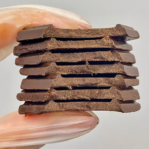 小包装100%纯可可脂黑巧克力72%可可液块纯黑巧边角料生酮零食