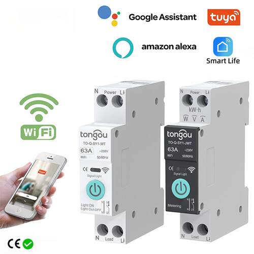 Tuya涂鸦智能开关WiFi断路器远程无线遥控手机控制智能家居