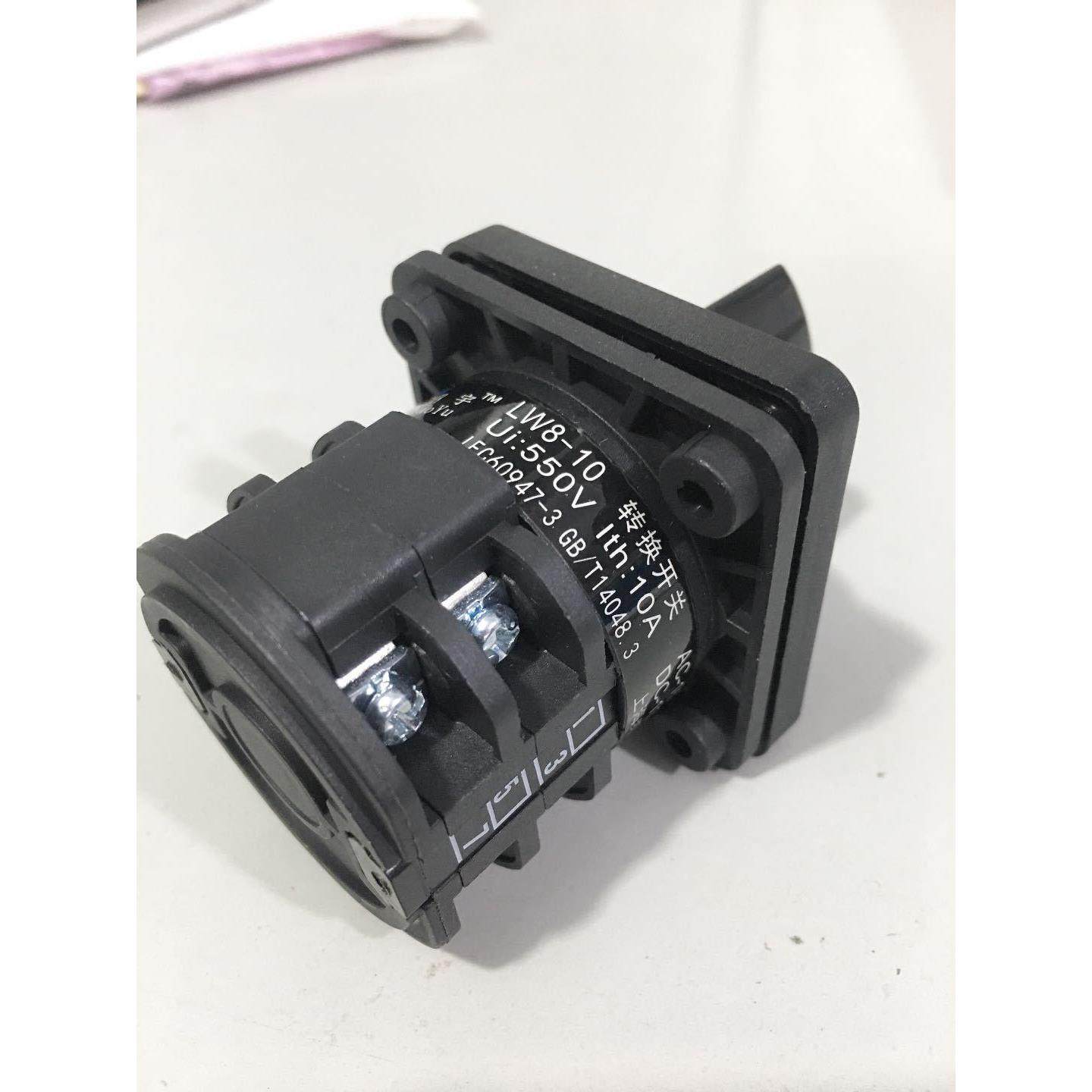 绍宇LW8-10/2万能转换开关4档2节电源切换组合开关