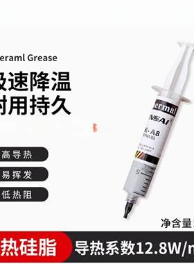 品赛GK-A8微米氮化铝导热硅脂显卡CPU主板散热膏高耐温硅脂硅胶支