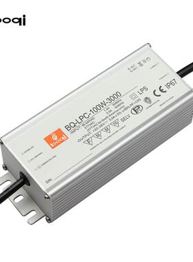 BOQI 100WLED防水电源恒流驱动路灯投光灯3000mA PFC/BIS/CE/IP67