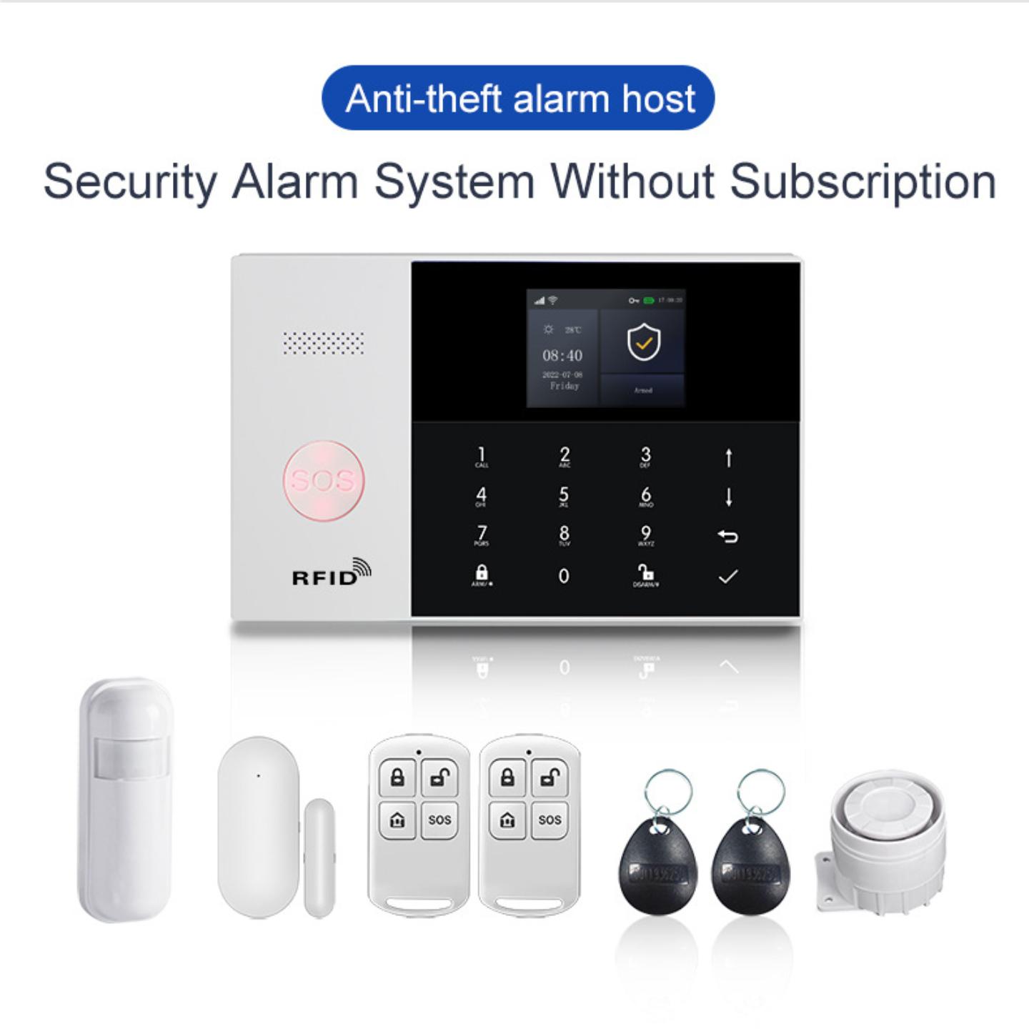 涂鸦智能WIFI+GSM双模防盗报警器