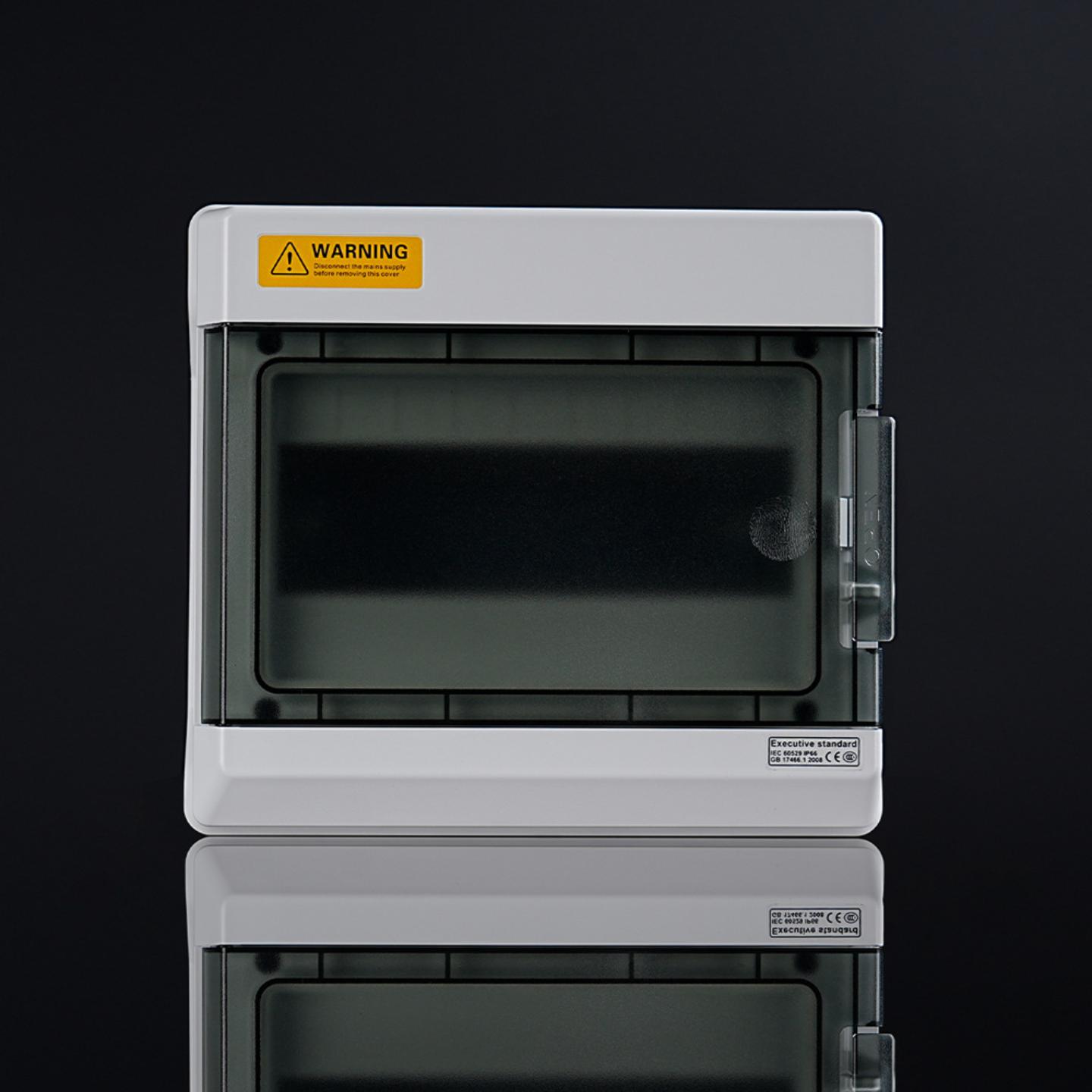 SH-9 way防水IP66明装PC塑料CE配电盒小型断路器9回路工厂配电箱