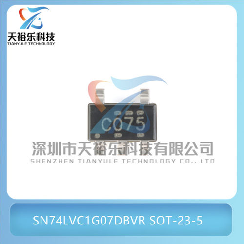 原装 SN74LVC1G07DBVR SOT-23-5 单缓冲器/驱动器 漏极开路输出