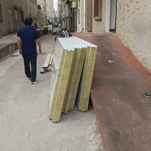 山东工厂车间净化板隔断墙净化板岩棉板防火隔墙无尘车间厂房装修