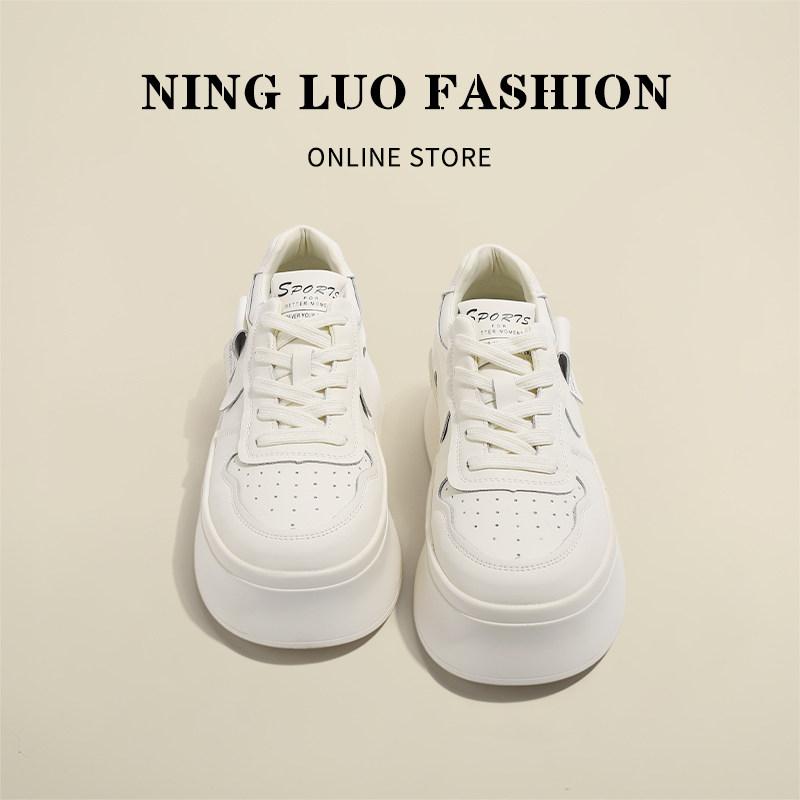 LEMON LUO 20 TO 30 YEARS OLD WOMEN CHOOSE  THICK-SOLED FLATFORM BOARD SHOES WOMENS 2022 AUTUMN PINK ATHLEISURE WOMENS SHOES