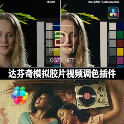 达芬奇插件|模拟电影胶片调色插件 Look Designer v2.4.2 Win版本