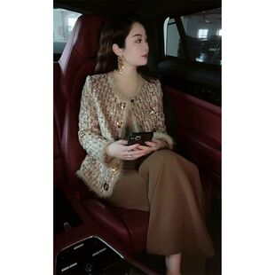 今年流行的漂亮独特超好看时尚气质名媛高端小香风短款外套女春秋