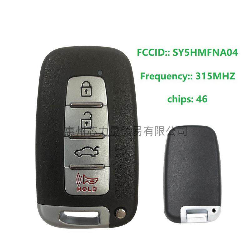 适用现代途胜伊兰特起亚锐欧4键智能卡SY5HMFNA04ID46315MHz