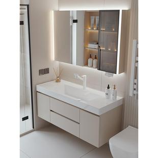 cs杭州萧山浴室柜2024新款陶瓷一体主卧卫生间洗手池脸盆洗漱台组