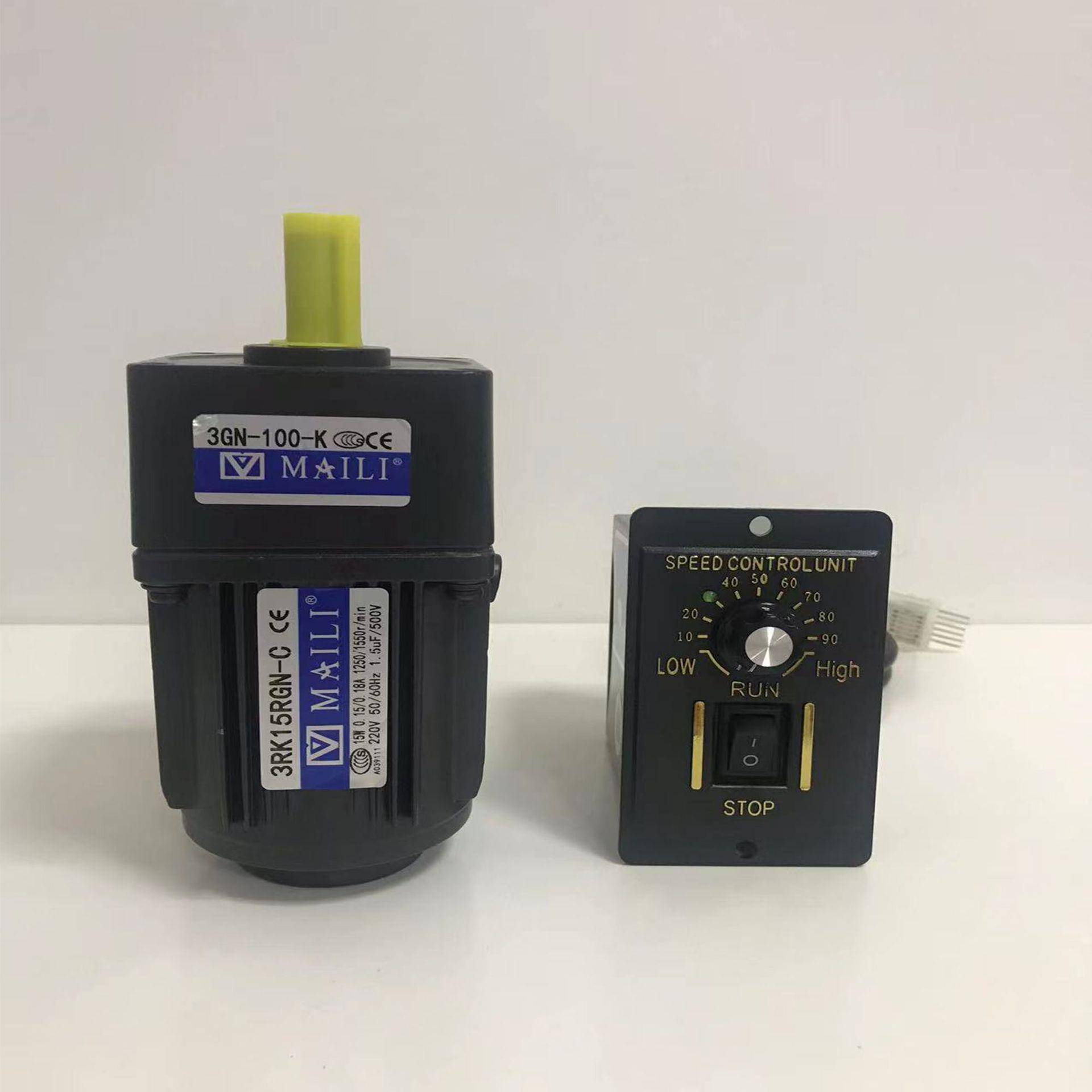 迈力MAILI工厂小型齿轮减速电机3RK15RGN-C定速/调速CE认证